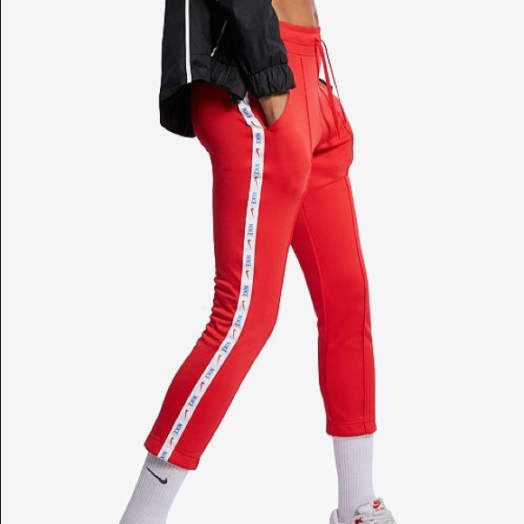 SOLD!! 😁 Nike ultra femme tropical theme track pants! Size Large - Picture 4 of 14